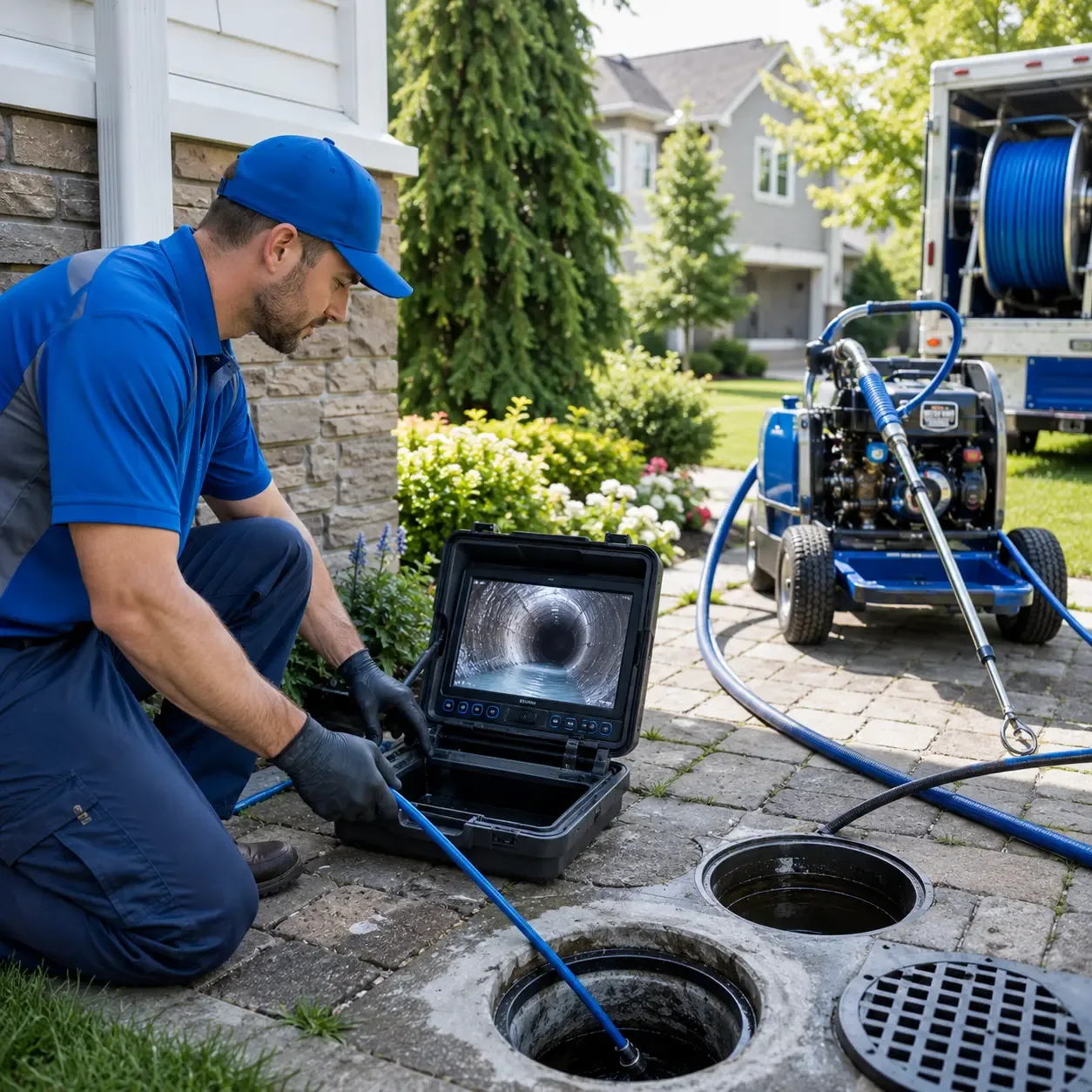 Outdoor drain cleaning professionals serving Avenel, NJ